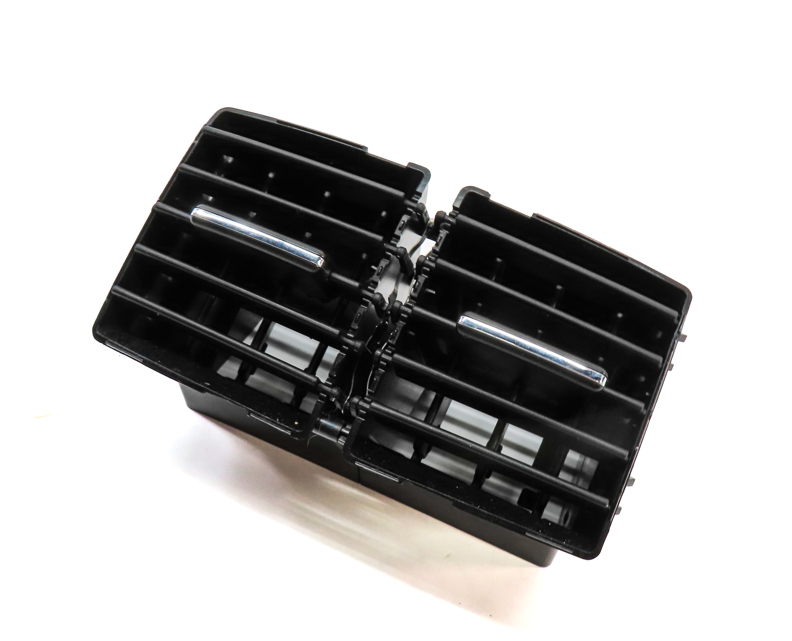 09 MERCEDES GL550 (X164) REAR CENTER CONSOLE HEAT AIR AC HVAC DUAL VENT (BLACK) — exact item pictured